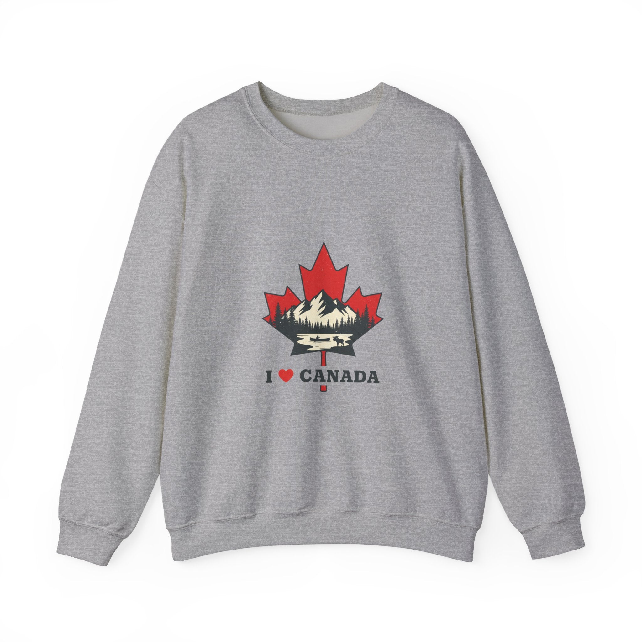I  Canada Crewneck Sweatshirt | Ultra-Condensed Grotesk Streetwear