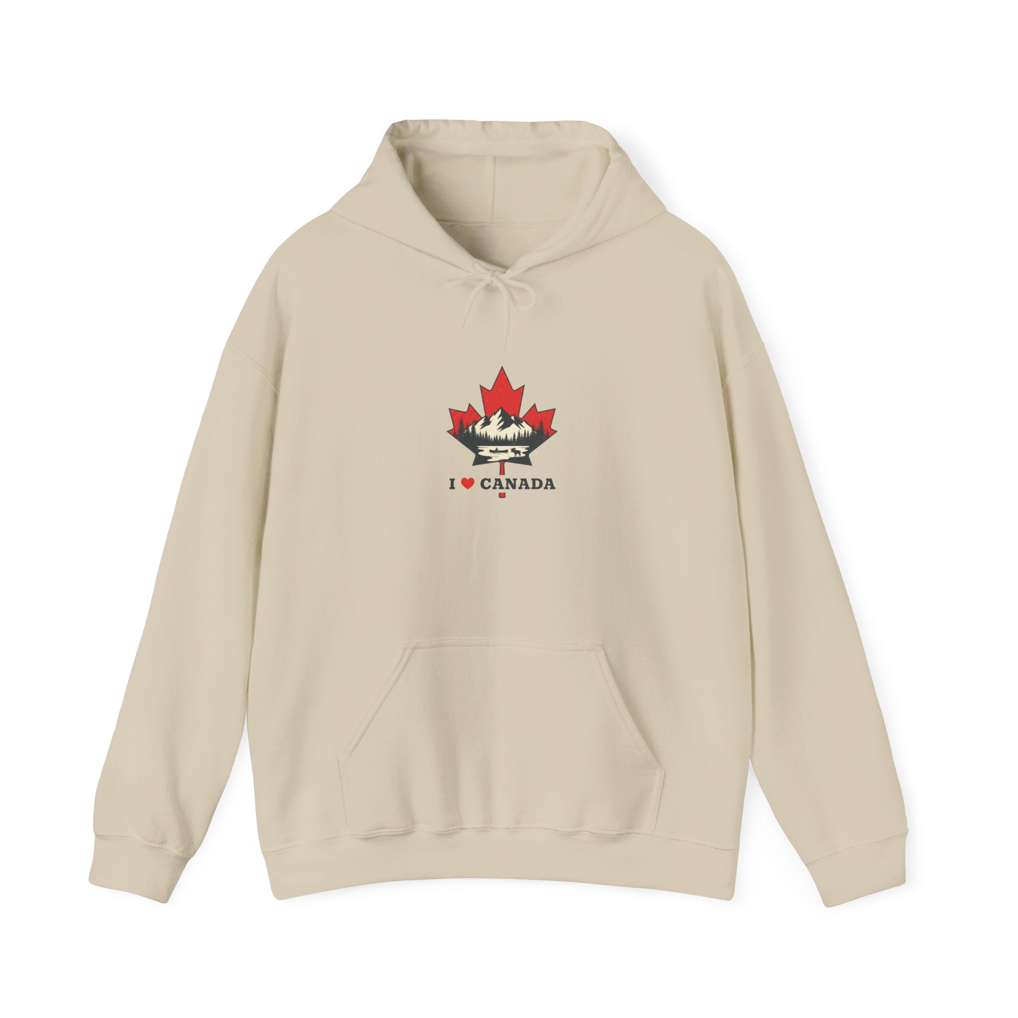 I  Canada Hoodie | streetwear text, ultra-condensed grotesk