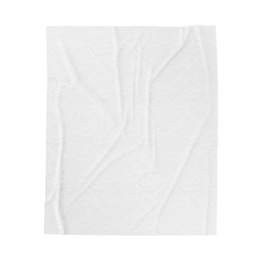 Love CANADA Velveteen Plush Blanket | Minimalist Maple Leaf, Bold Text