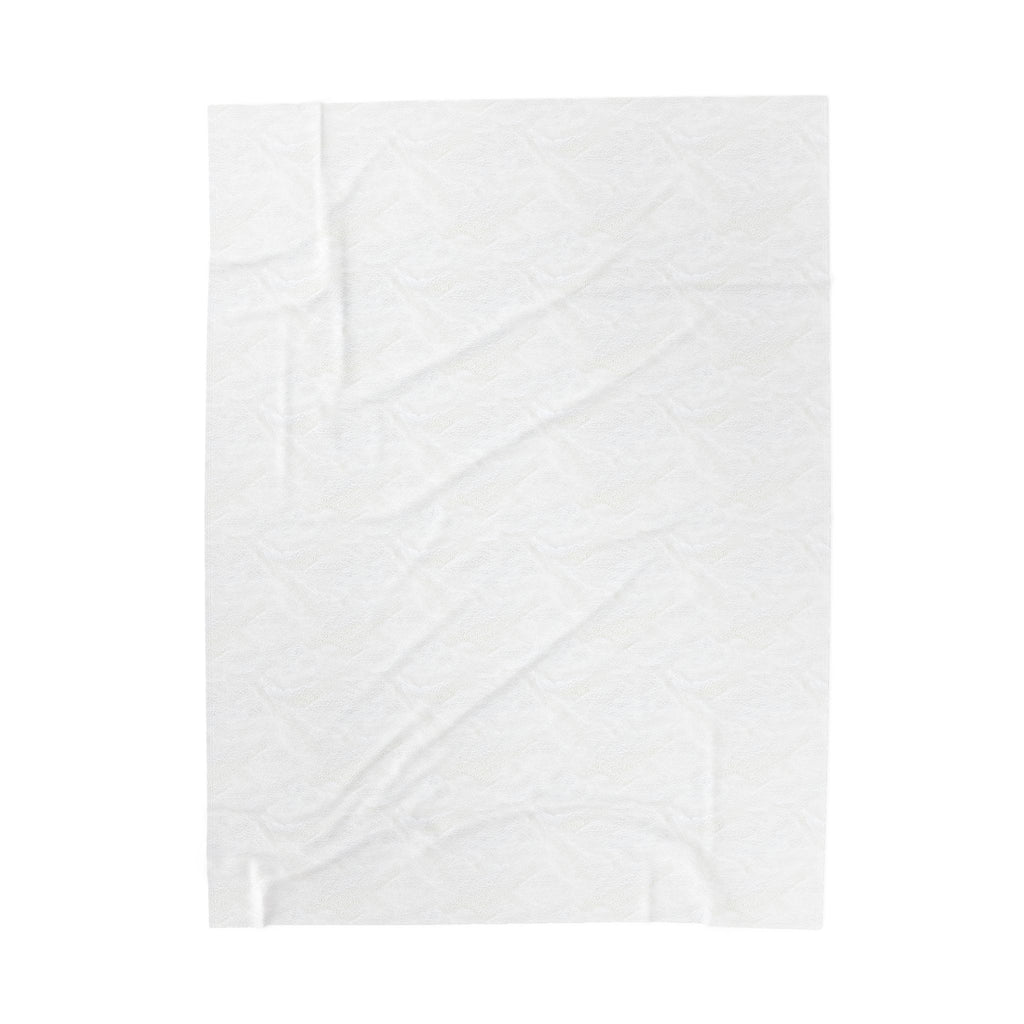 Love CANADA Velveteen Plush Blanket | Minimalist Maple Leaf, Bold Text
