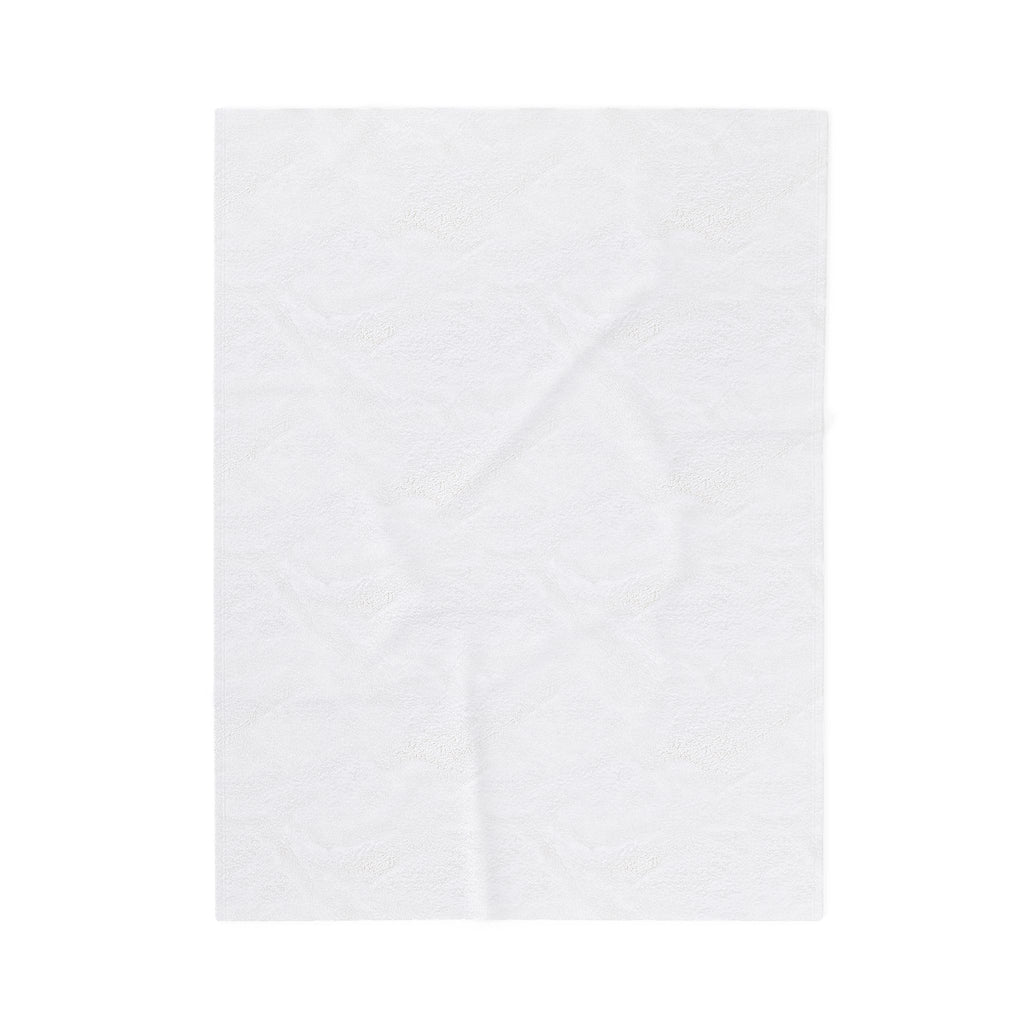 Love CANADA Velveteen Plush Blanket | Minimalist Maple Leaf, Bold Text