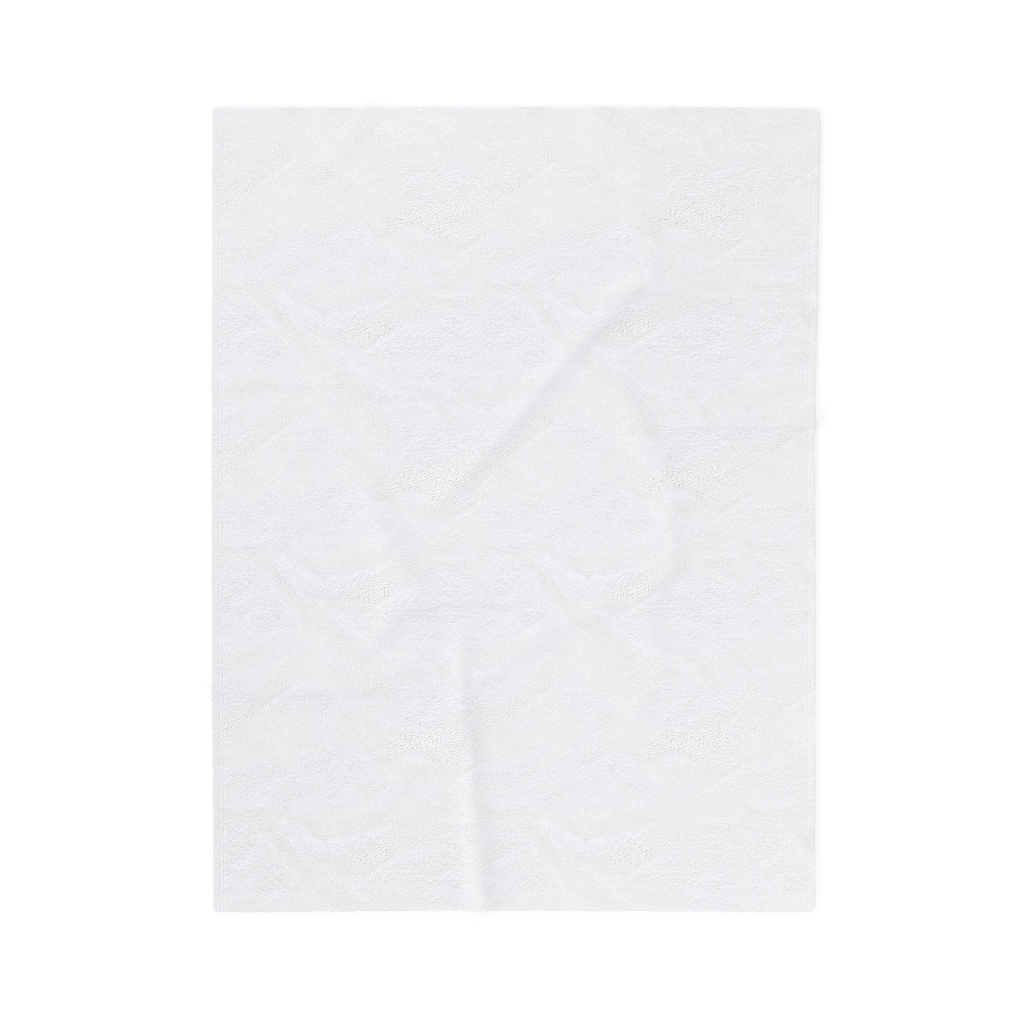 Love CANADA Velveteen Plush Blanket | Minimalist Maple Leaf, Bold Text
