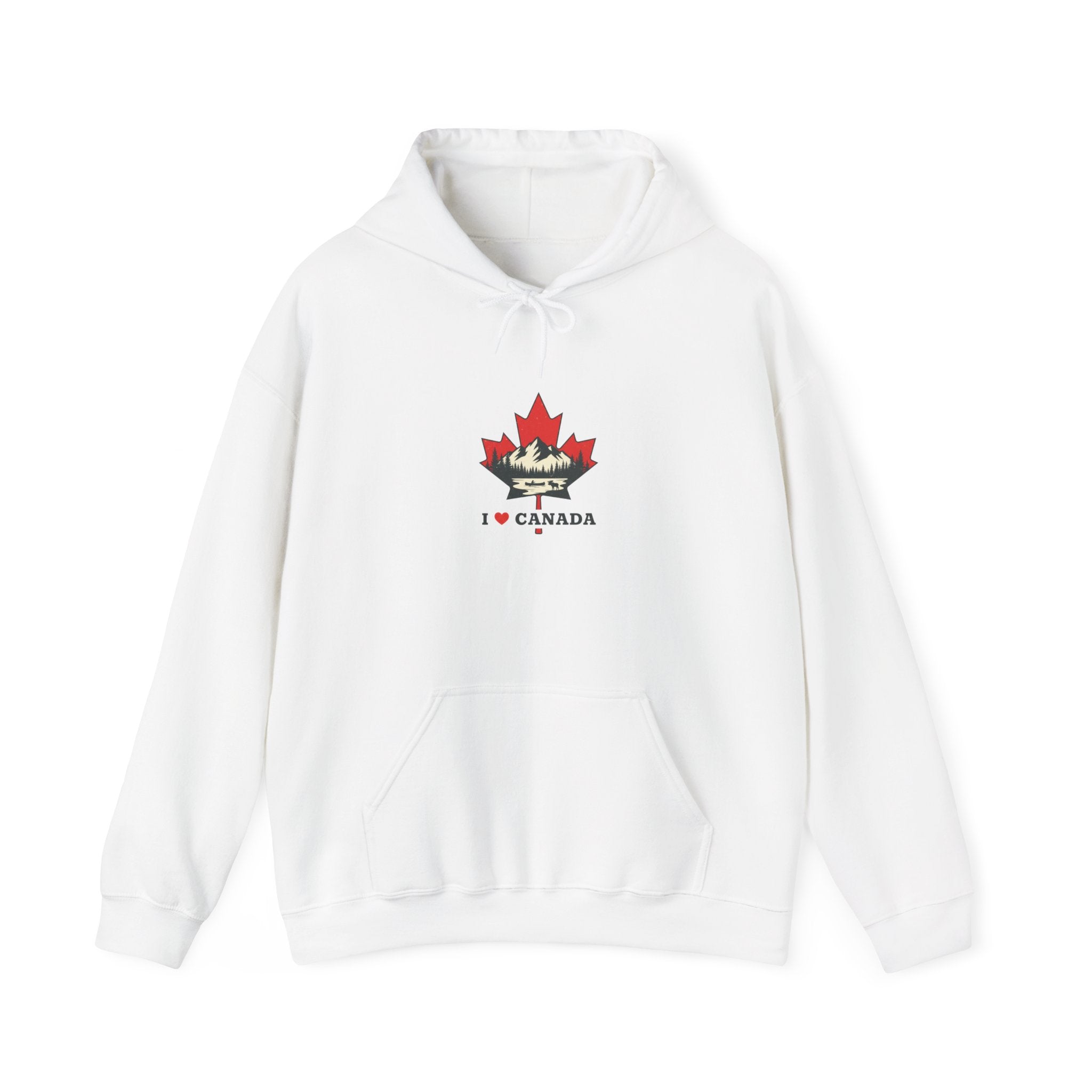 I  Canada Hoodie | streetwear text, ultra-condensed grotesk