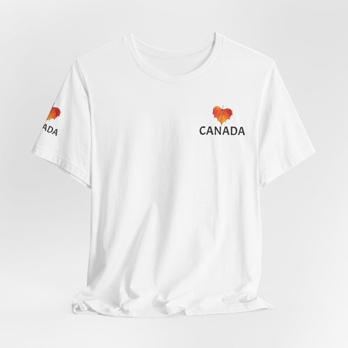 Canada Heart T-Shirt — Minimal Canadian Maple Heart Tee