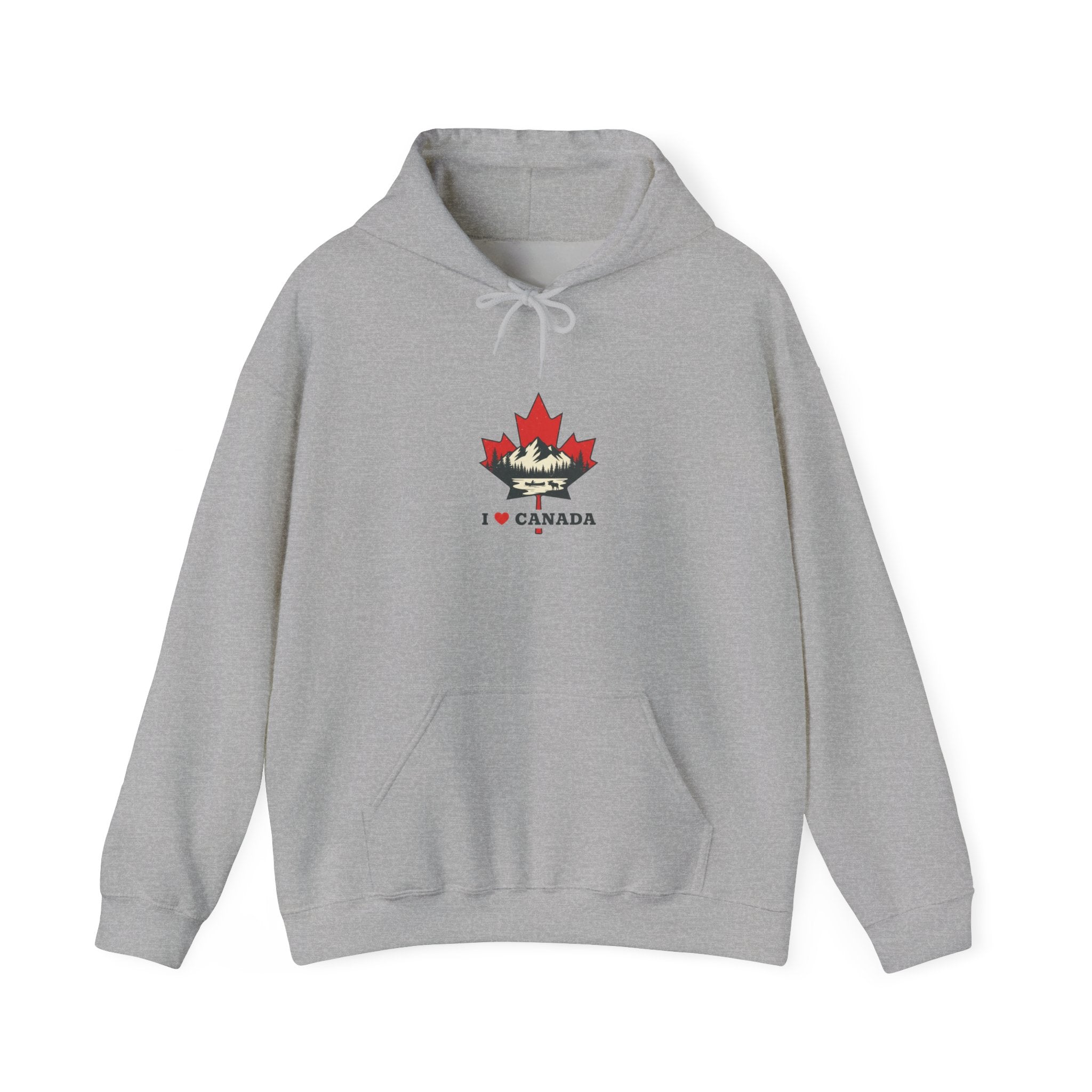 I  Canada Hoodie | streetwear text, ultra-condensed grotesk