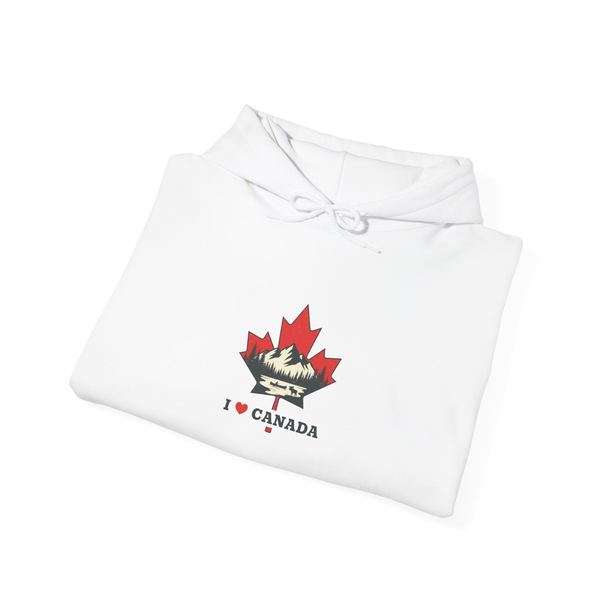 I  Canada Hoodie | streetwear text, ultra-condensed grotesk